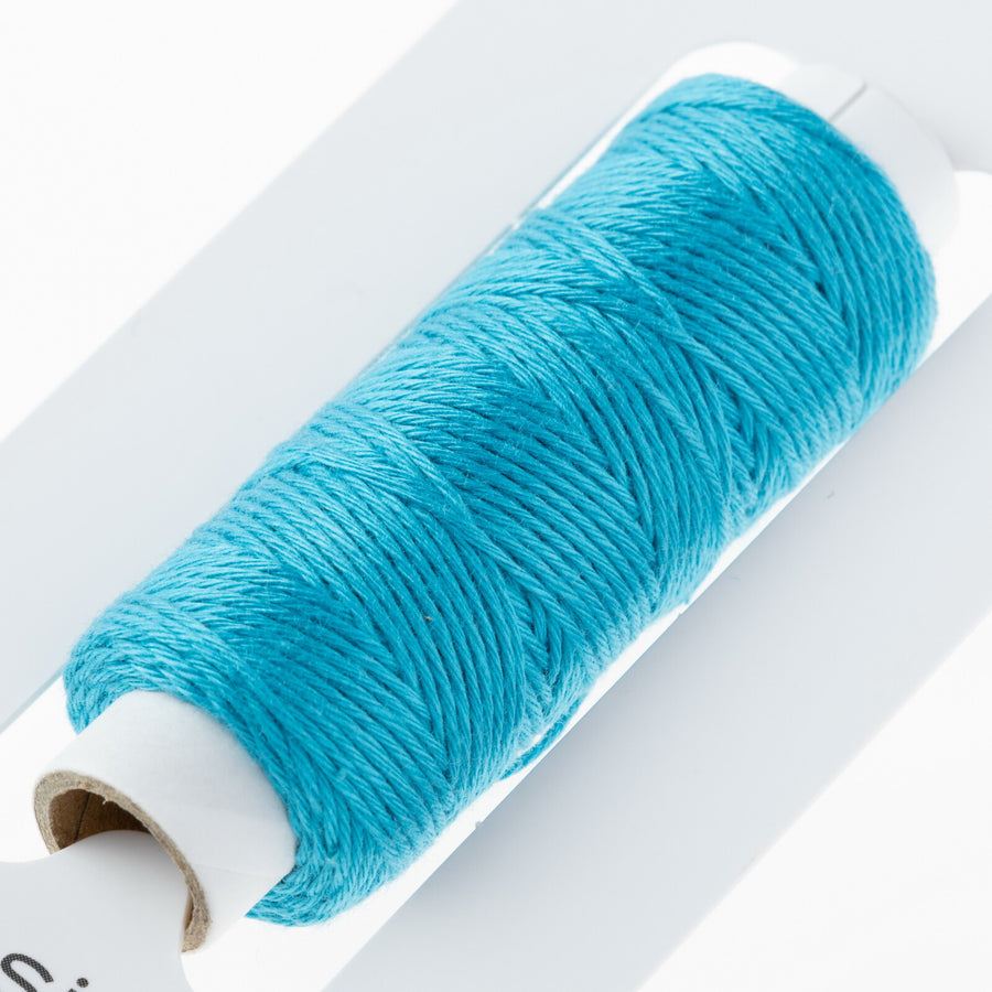 COSMO (2) hidamari Sashiko Thread Plain - Poolside