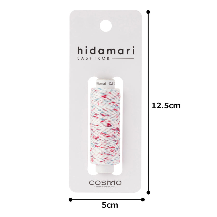 COSMO hidamari Sashiko Thread - Dot Kasuri - Shaved Ice
