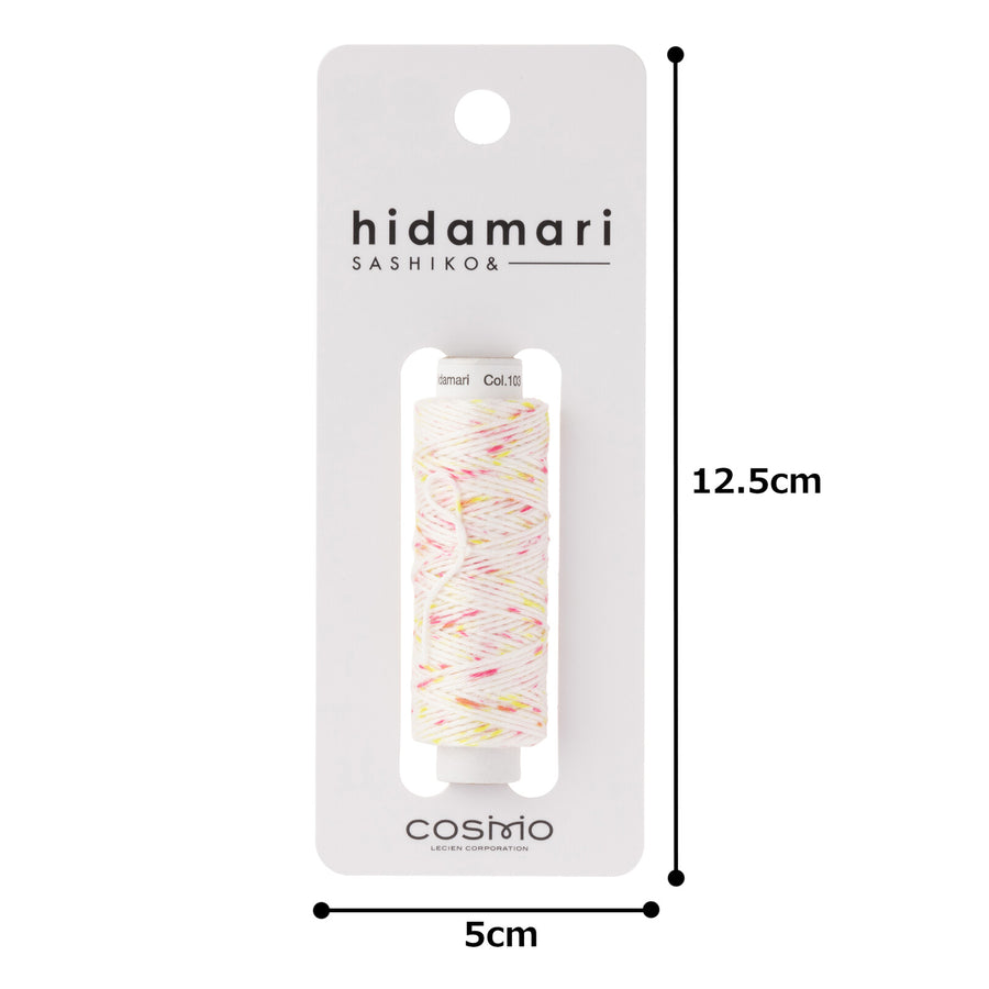 COSMO hidamari Sashiko Thread Dot Kasuri - Fireworks
