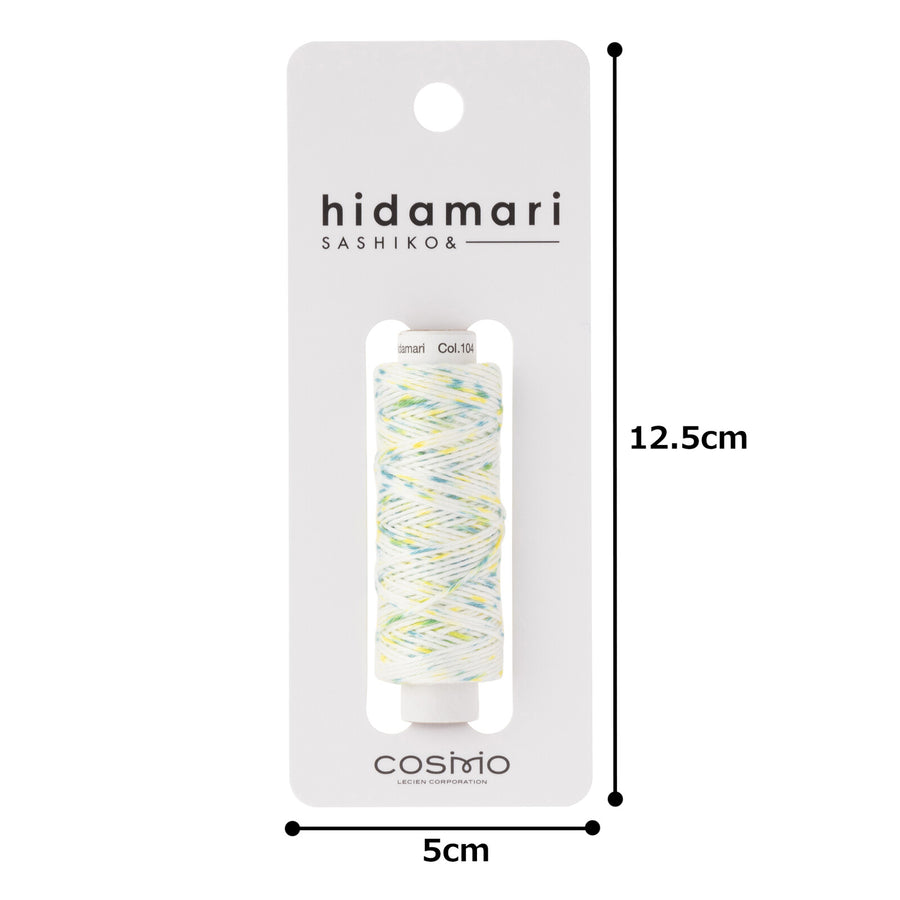COSMO hidamari Sashiko Thread Dot Kasuri - Hakka