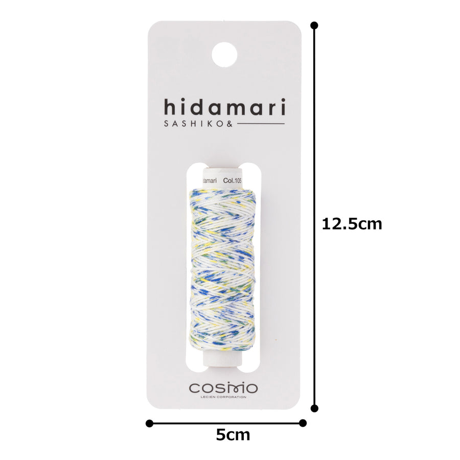 COSMO hidamari Sashiko Thread Dot Kasuri - Weather Rain