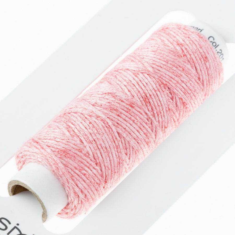 COSMO hidamari Sashiko Thread Speck - Condensed Milk Strawberry