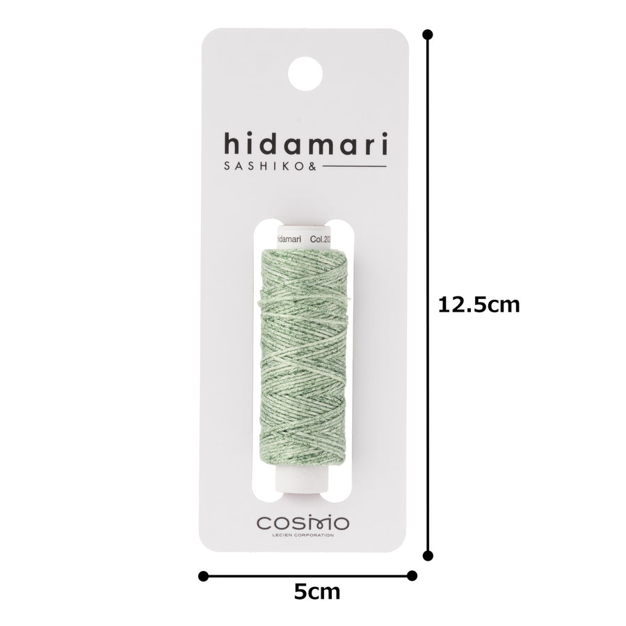 COSMO hidamari Sashiko Thread Speck - Mugwort Bun