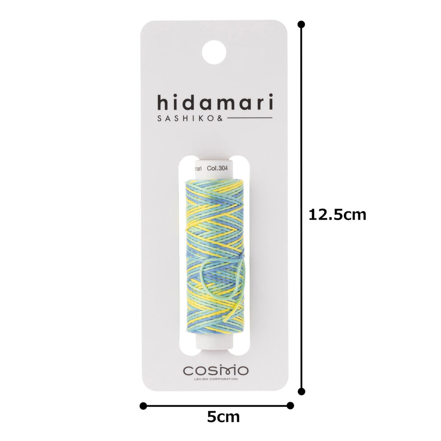 COSMO hidamari Sashiko Thread Multicolor - Ramune
