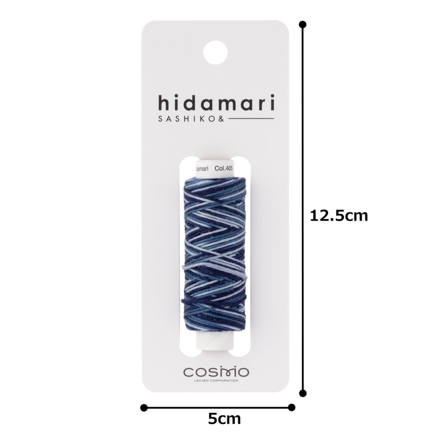 COSMO hidamari Sashiko Thread Gradation - Aquarium