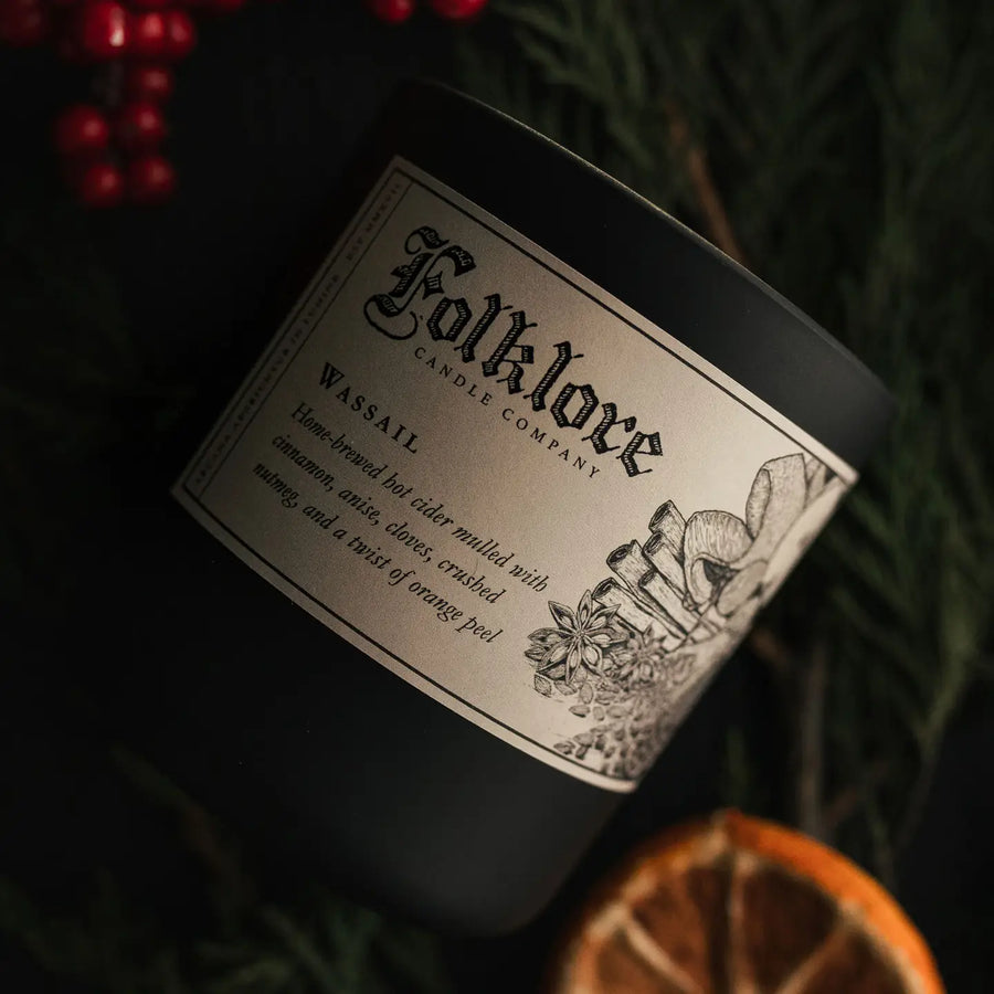 Wassail Soy Candle [Seasonal] By Folklore Candle Co