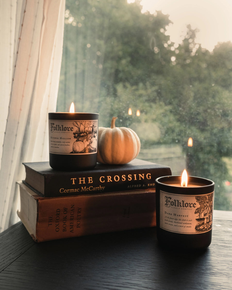 October Hollow Soy Candle By Folklore Candle Co