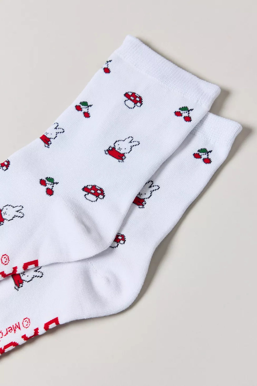 Baggu Crew Sock - Miffy White