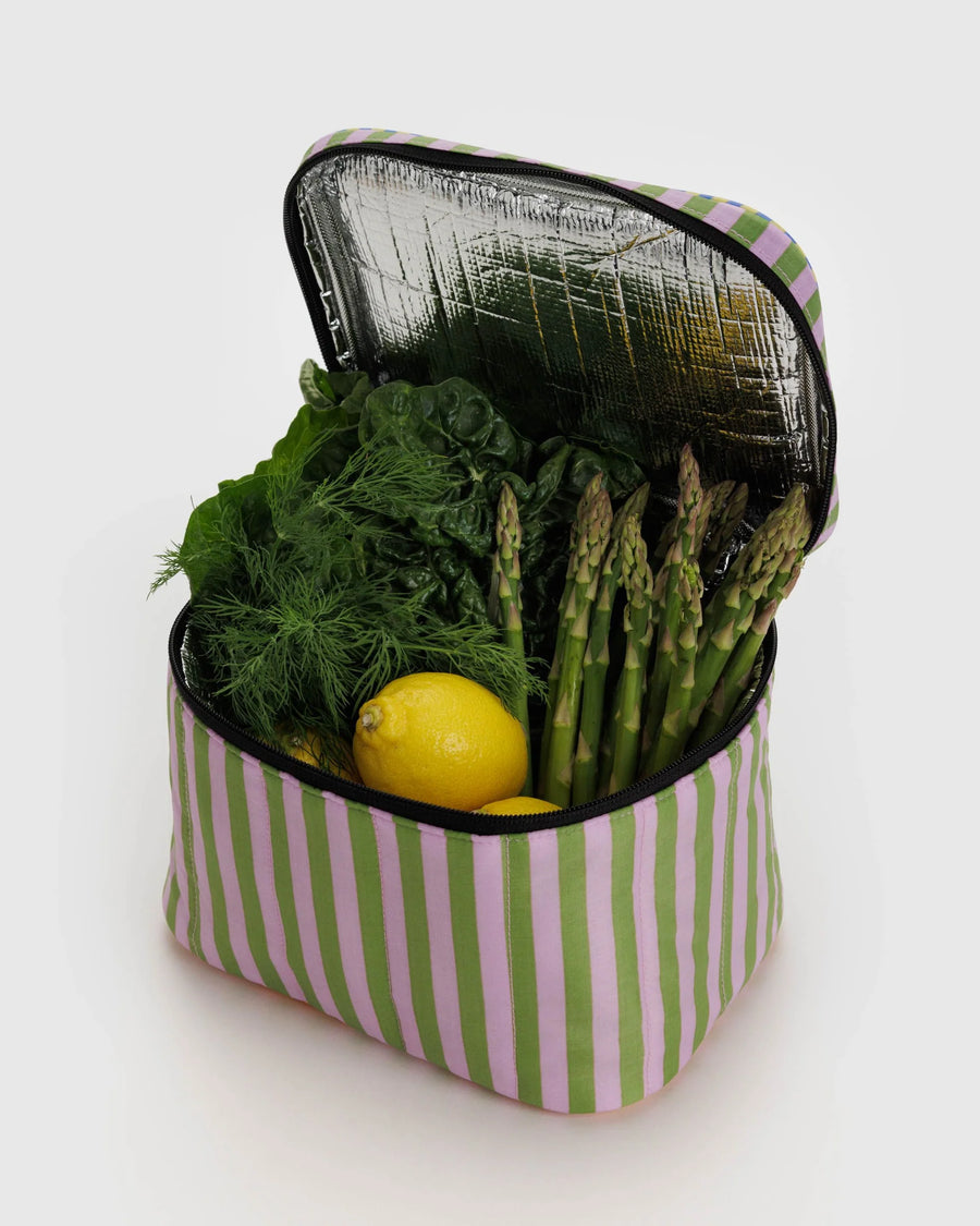 Puffy Lunch Bag - Hotel Stripe