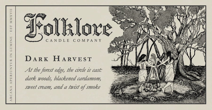 Dark Harvest Soy Candle By Folklore Candle Co