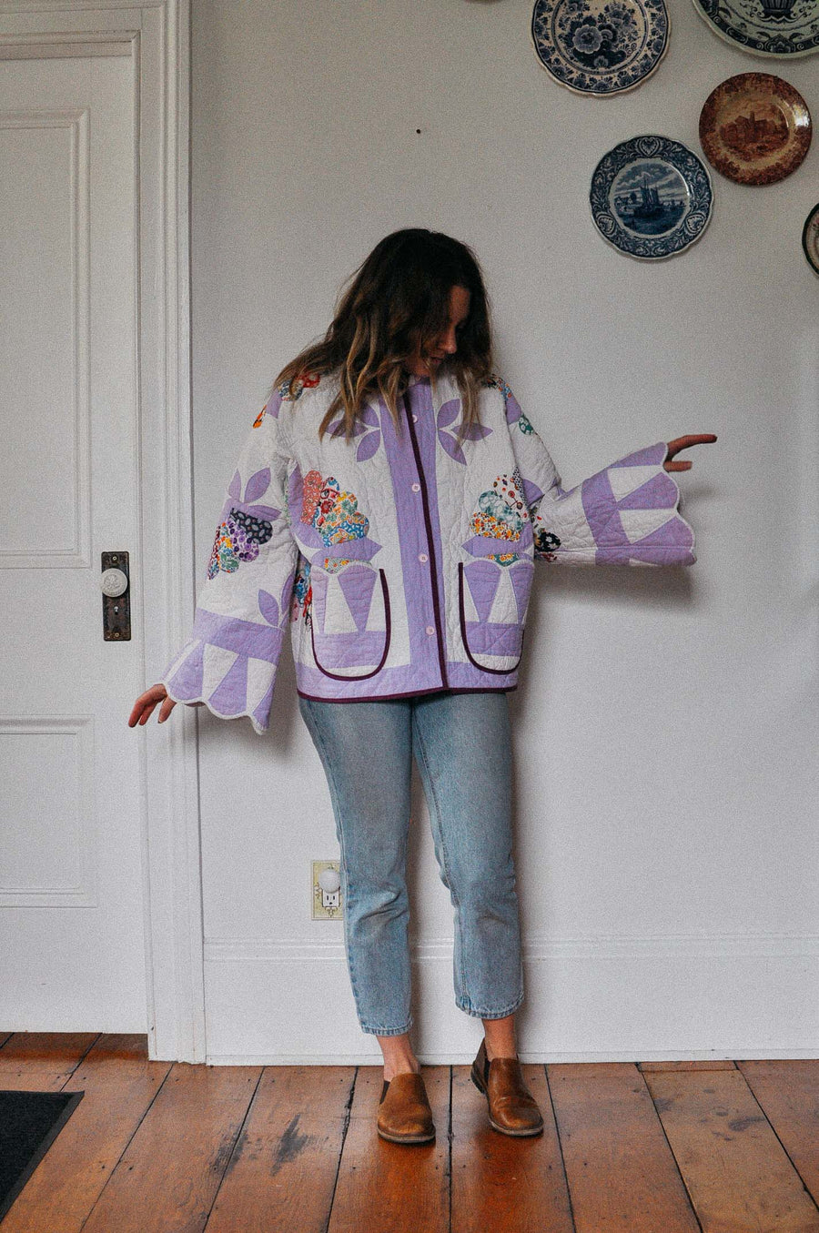 Purple Haze Quilt Coat (S/M)