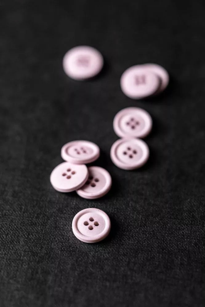 PETROVA 15MM COTTON BUTTONS - 6 PACK