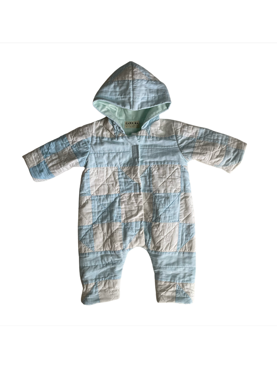 Roadhouse Blues Quilted Onesie (1-6M)