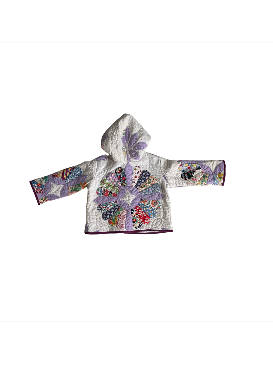 Purple Haze Quilted Kids Jacket (12-18M)
