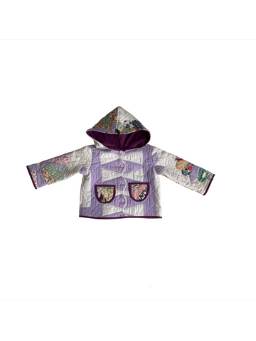 Purple Haze Quilted Kids Jacket (12-18M)