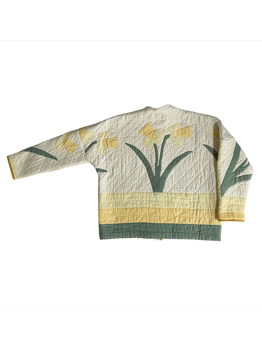 Seven Daffodils Quilt Coat (S/M)