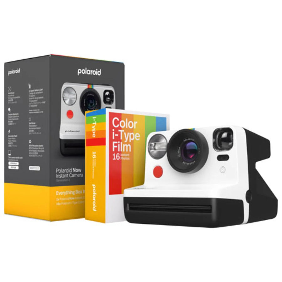 Polaroid Now 2nd Gen Everything Box - Black + White