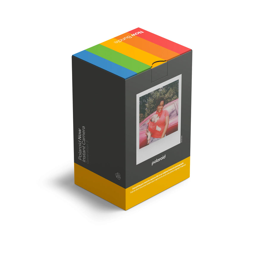 Polaroid Now Generation 3 Black + Color Film Bundle (8 photos)