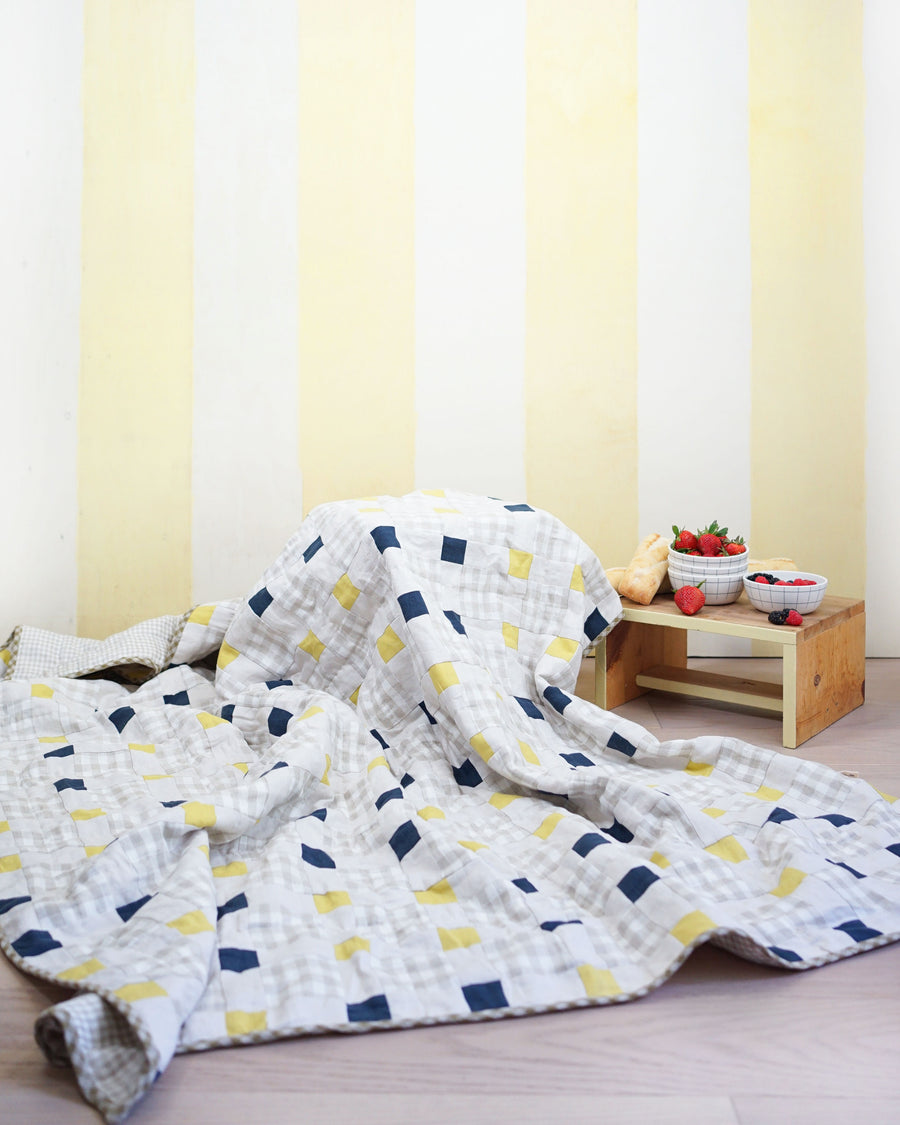 Matchy Matchy Sewing Club Picnic Square Quilt - Digital Sewing Pattern