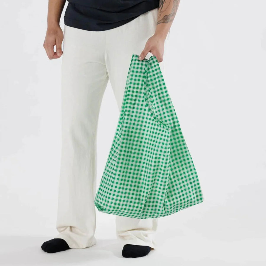 Standard Baggu - Green Gingham