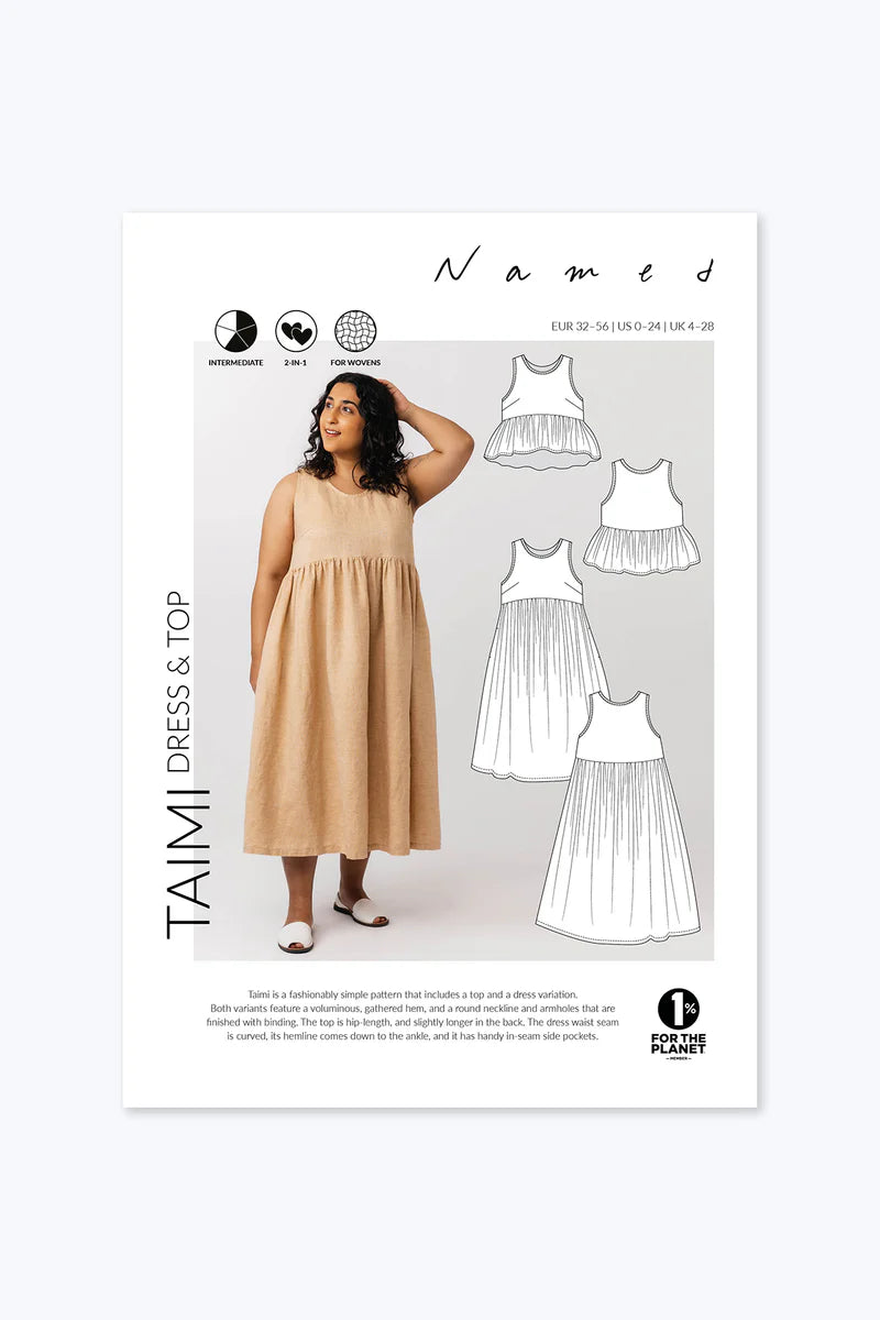 Taimi Dress & Top Sewing Pattern