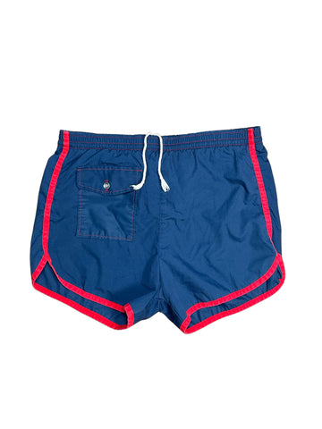 Navy and Red Swim Shorts