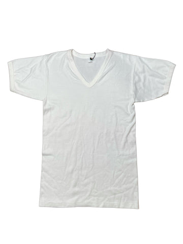 White V-Neck T-Shirt