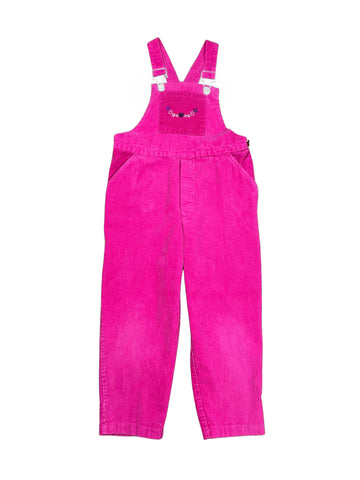 Pink Corduroy Overalls