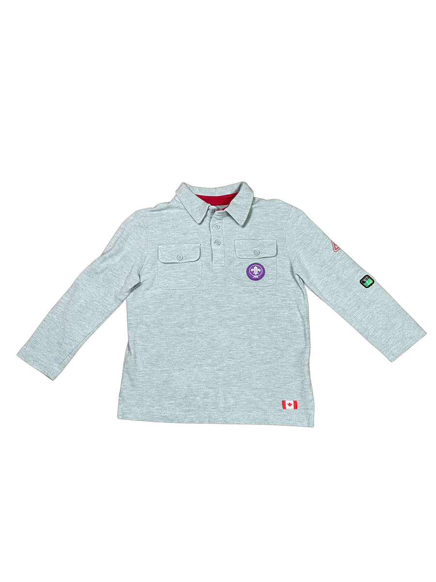 Scouts Canada Grey Collard Shirt
