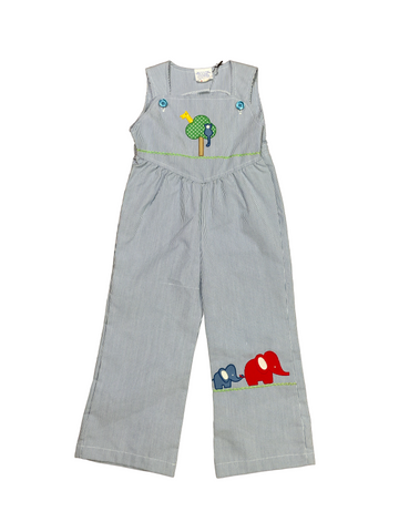 Striped Animal Overalls