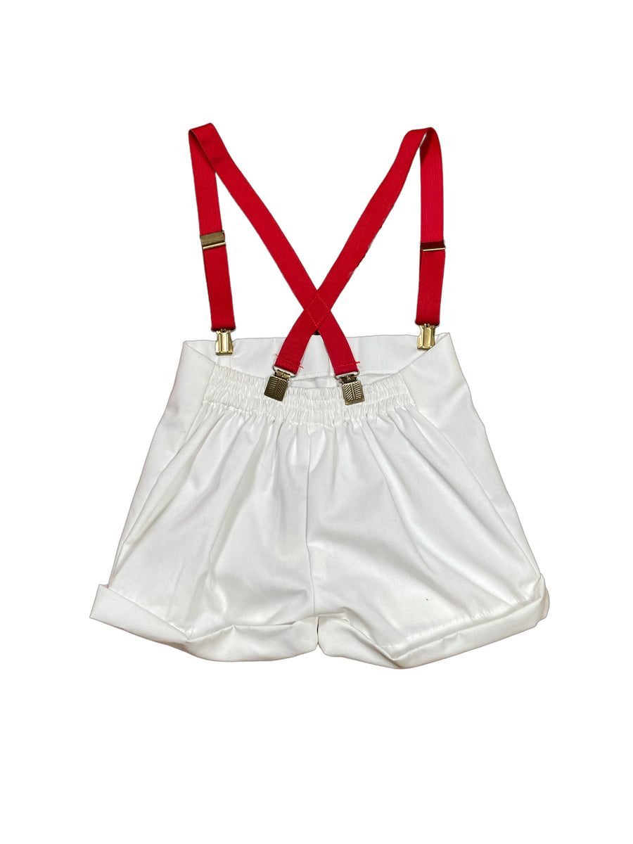 White Sailor Shorts