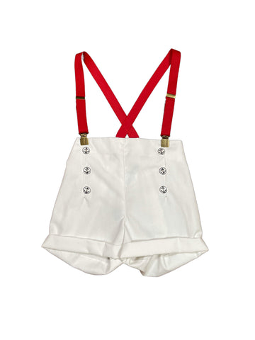 White Sailor Shorts