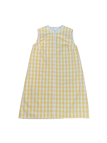 Yellow Plaid Dress