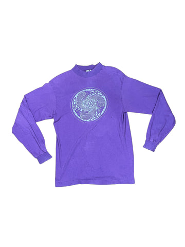 Purple Long Sleeve Graphic tee